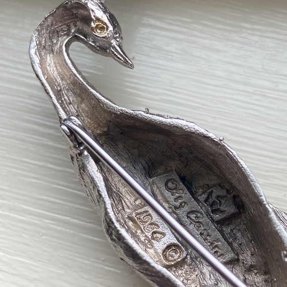 Oleg Cassini Large Brooch. Very Rare. - Picture 10 of 10